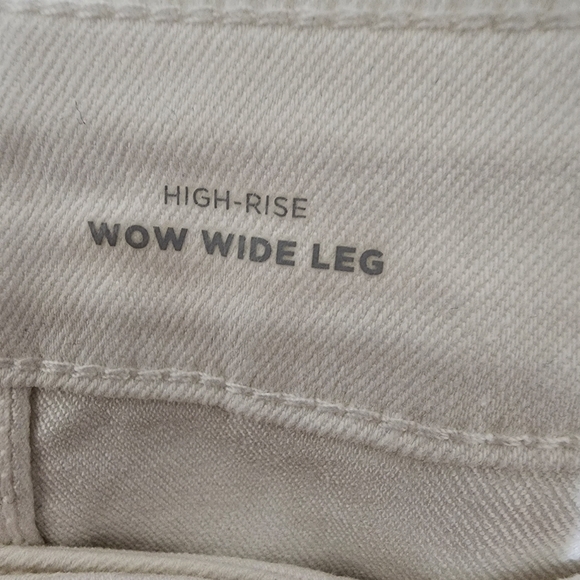 NWT Old Navy High Rise Wow Wide Leg White Jeans Size 18 Women’s Denim - Picture 15 of 16